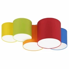 TK LIGHTING MONA E27 білий 3277. Пристельова люстра