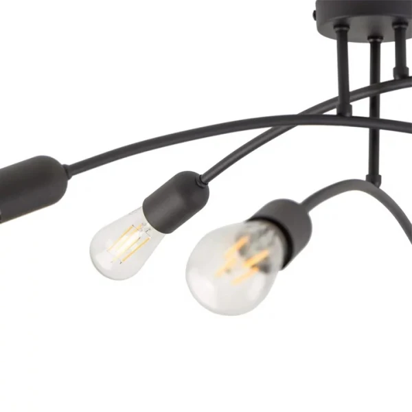 Пристельова люстра TK LIGHTING HELIX E27 чорний 4679 - Фото 2