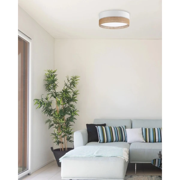 Стельовий світильник TK LIGHTING LINOBIANCO E27 білий 6577 - Фото 2