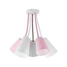 TK Lighting WIRE KIDS E27 білий 6025. Підвісна люстра