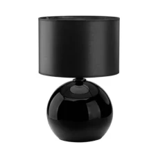 TK Lighting PALLA E27 чорний 5080. Декоративна настільна лампа