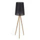 Торшер TK LIGHTING WALZ E27 сірий 5599