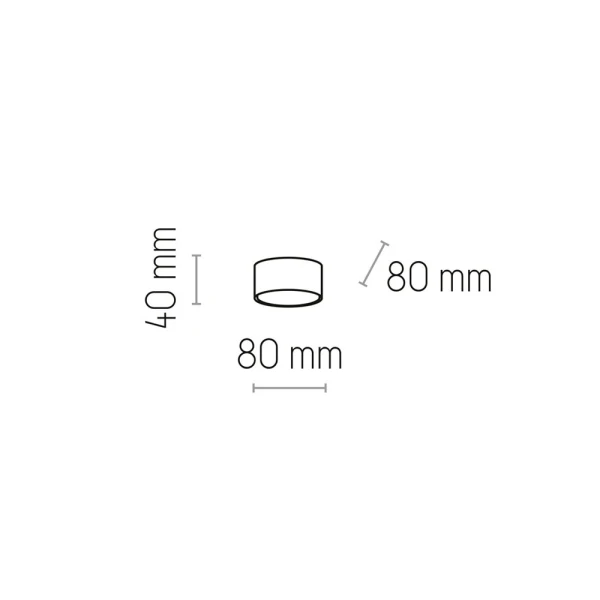 Накладний точковий світильник TK LIGHTING DALLAS GX53 чорний 6241 - Фото 4