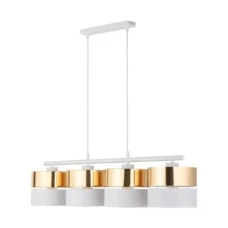 TK LIGHTING HILTON GOLD E27 золотий 4775. Підвісна люстра