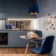Підвісна люстра TK LIGHTING TERCINO E27 синій 6172