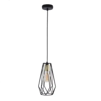 TK LIGHTING LUGO E27 чорний 2547. Підвісний світильник