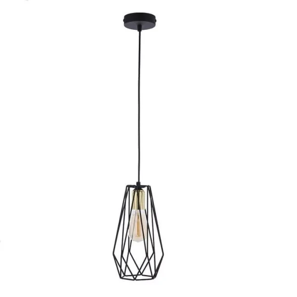 Підвісний світильник TK LIGHTING LUGO E27 чорний 2547
