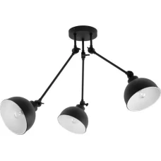 TK LIGHTING TECHNO E27 чорний 2581. Підвісна люстра