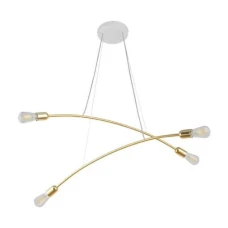 TK LIGHTING HELIX E27 золотий 5622. Сучасна люстра