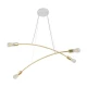 Сучасна люстра TK LIGHTING HELIX E27 золотий 5622