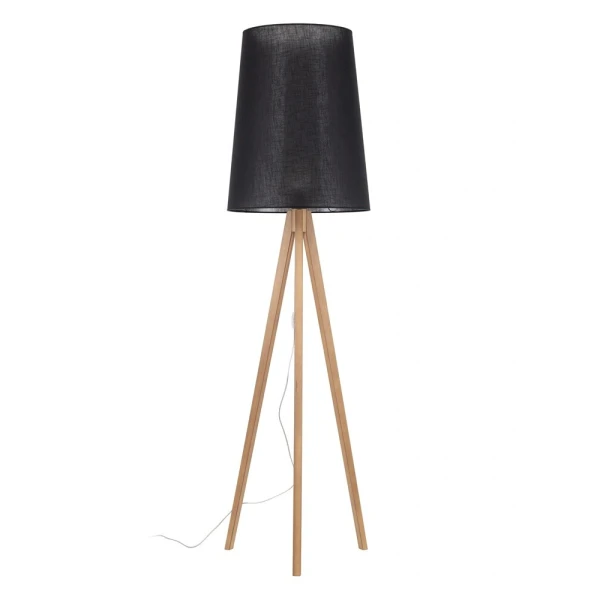 Торшер TK LIGHTING WALZ E27 сірий 5599 - Фото 1