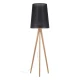 Торшер TK LIGHTING WALZ E27 сірий 5599