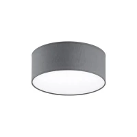 TK Lighting RONDO E27 сірий 3332. Стельовий світильник