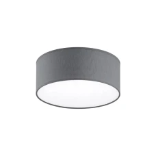 TK Lighting RONDO E27 сірий 3332. Стельовий світильник