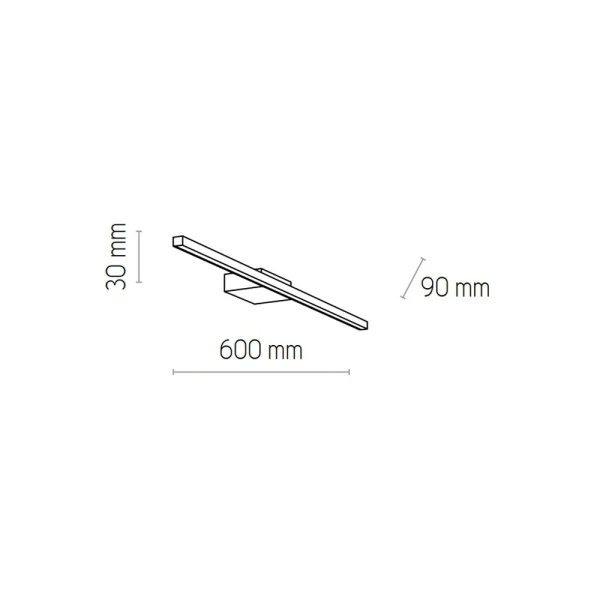 Бра TK LIGHTING HORST 17Вт чорний 1429 - Фото 4