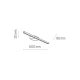 Бра TK LIGHTING HORST 17Вт чорний 1429