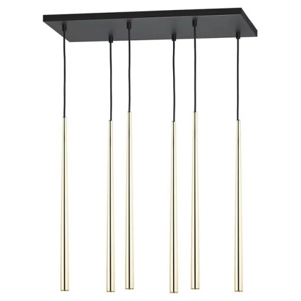 Підвісний світильник TK LIGHTING PIANO G9 золотий 6420