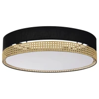 TK LIGHTING PAGLIA E27 чорний 6547. Стельовий світильник