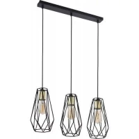 TK LIGHTING LUGO E27 чорний 2549. Підвісний світильник