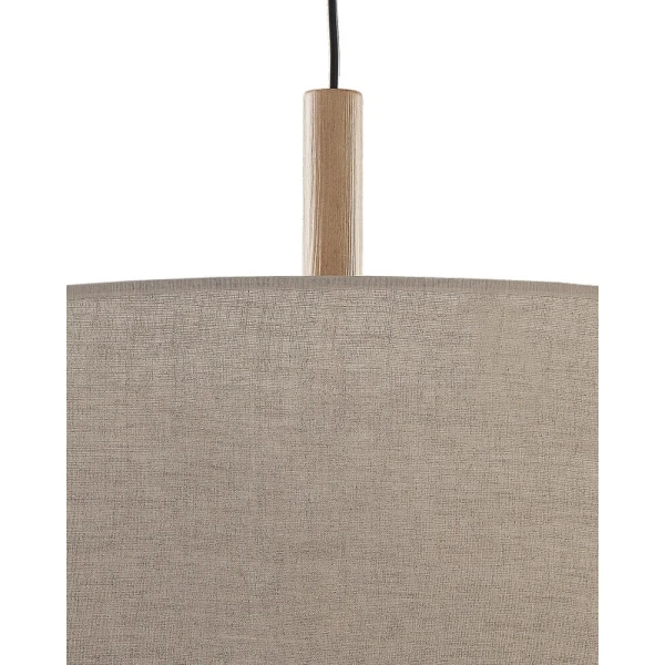 Підвісна люстра TK LIGHTING DEVA NATURE E27 сірий 6107 - Фото 3