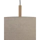 Підвісна люстра TK LIGHTING DEVA NATURE E27 сірий 6107