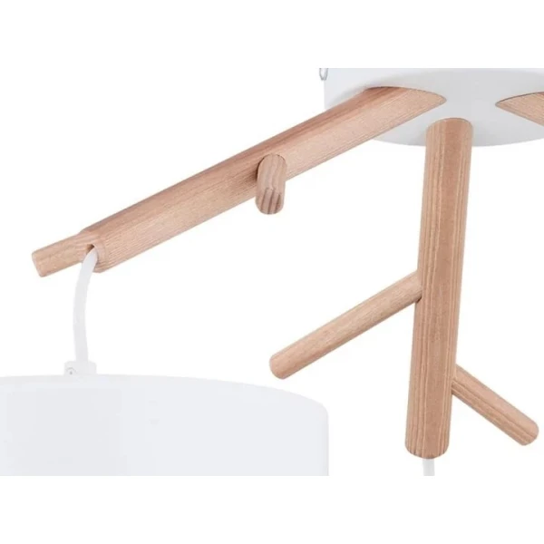 Підвісна люстра TK LIGHTING ALBERO E27 білий 6553 - Фото 2
