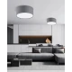 Стельовий світильник TK LIGHTING RONDO E27 сірий 3333