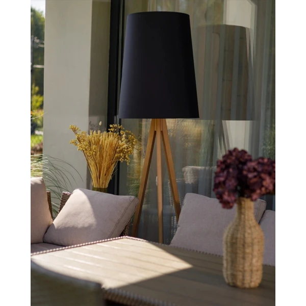 Торшер TK LIGHTING WALZ E27 сірий 5599 - Фото 3