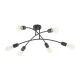 Пристельова люстра TK LIGHTING HELIX E27 чорний 4679