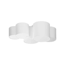 TK LIGHTING MONA E27 білий 3443. Пристельова люстра