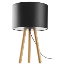 TK Lighting TOKYO E27 чорний 5297. Декоративна настільна лампа