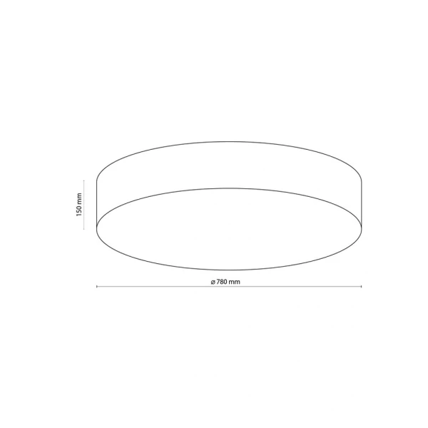 Стельовий світильник TK LIGHTING RONDO E27 сірий 5638 - Фото 4