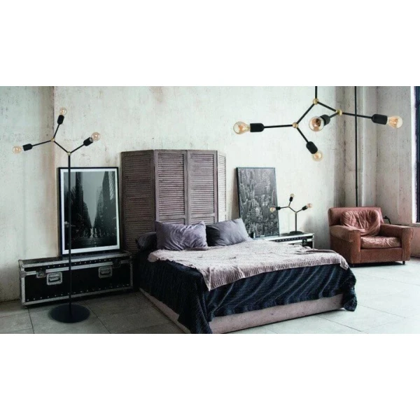 Сучасна люстра TK LIGHTING FANTASY E27 чорний 2431 - Фото 2