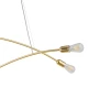 Сучасна люстра TK LIGHTING HELIX E27 золотий 5622