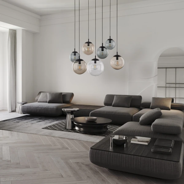 Світильник підвісний TK Lighting ESME E27 чорний 4863 - Фото 3