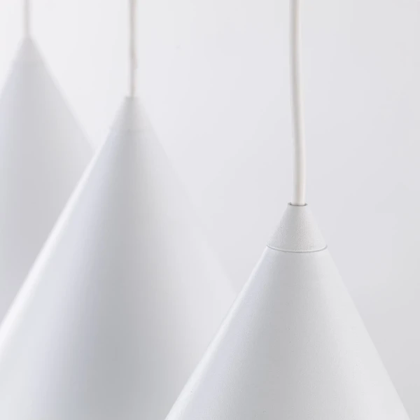 Світильник підвісний TK Lighting CONO E27 білий 10011 - Фото 4