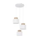 Світильник підвісний TK Lighting DUO E27 білий 2594