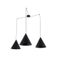 Світильник підвісний TK Lighting CONO E27 чорний 6629