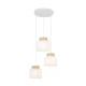 Світильник підвісний TK Lighting DUO E27 білий 2594