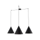Світильник підвісний TK Lighting CONO E27 чорний 6629