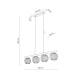 Світильник підвісний TK Lighting VIRLO E14 коричневий 11080