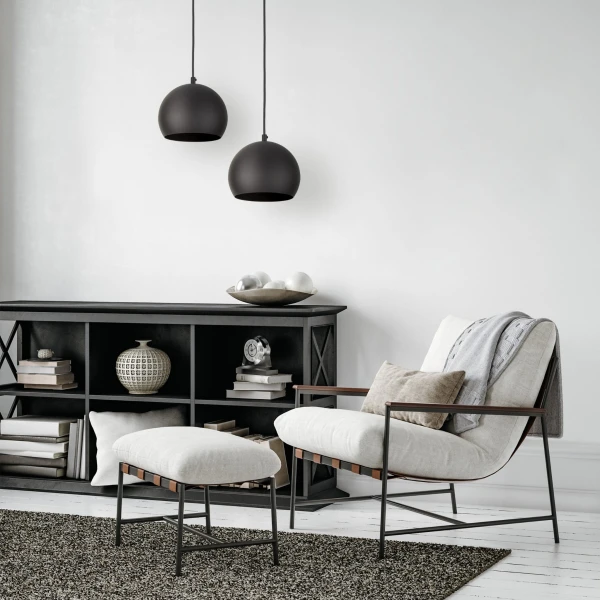Світильник підвісний TK Lighting ZOE E27 чорний 10167 - Фото 3