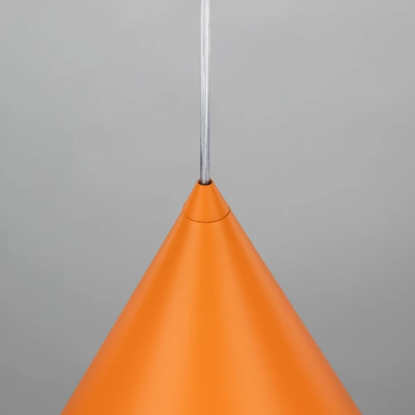 Світильник підвісний TK Lighting CONO E27 помаранчевий 10064 - Фото 4
