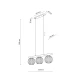 Світильник підвісний TK Lighting VIRLO E14 коричневий 11079