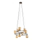 Світильник підвісний TK Lighting ANABELLE G9 коричневий 6587