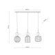 Світильник підвісний TK Lighting SOPHIA E14 чорний 11042