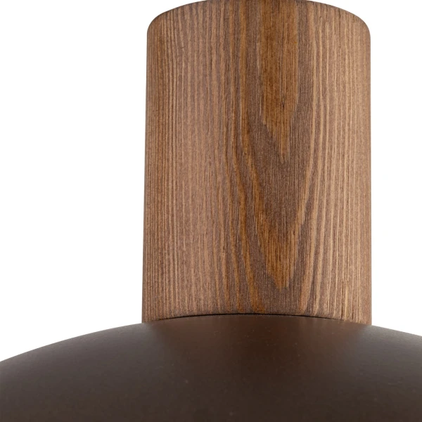 Стельовий світильник TK Lighting OSLO E27 коричневий 4508 - Фото 5