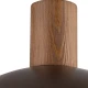 Стельовий світильник TK Lighting OSLO E27 коричневий 4508