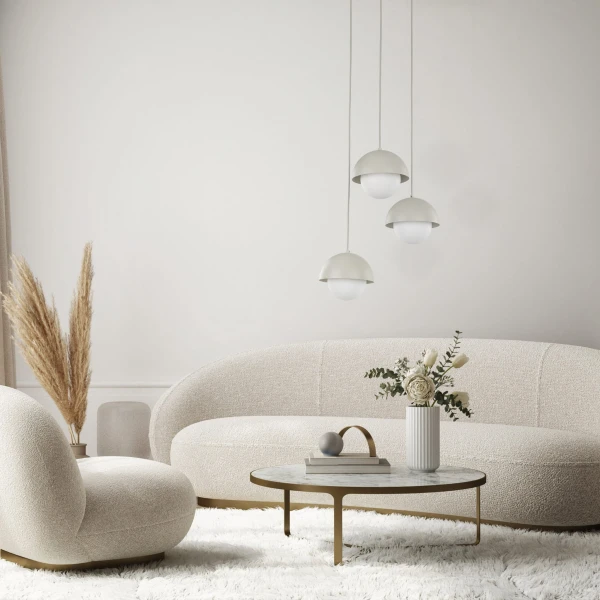 Світильник підвісний TK Lighting BONO G9 бежевий 10206 - Фото 3