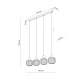 Світильник підвісний TK Lighting BALLO E14 11051